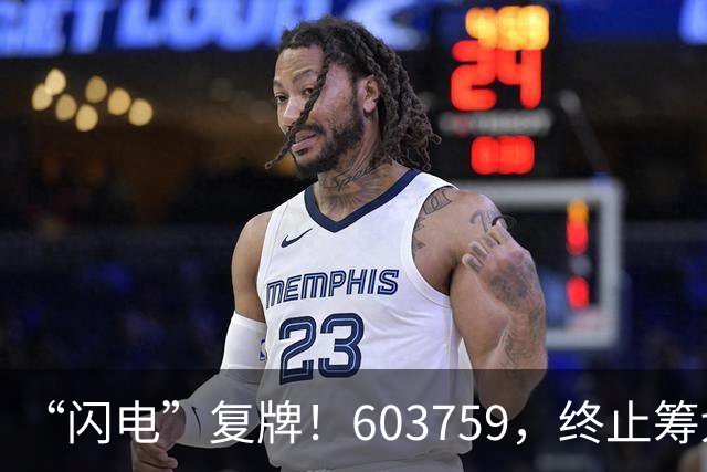 “闪电”复牌!603759,终止筹划重大事项
